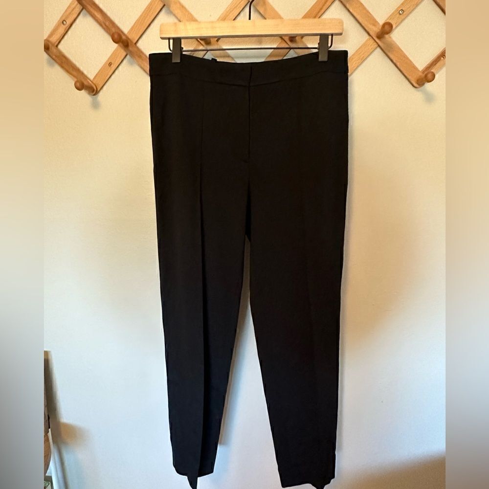 ESCADA Turena black pintuck ankle length pants 42
